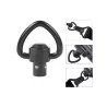 Enganche QD Sling Swivel ZW-2 Negro para correas de Airsoft, liberación rápida.