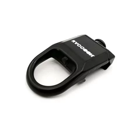 Enganche rail correa swivel negro RACCOON, ideal para rieles Picatinny y Weaver.