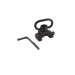Rail Picatinny con anilla QD Stilo Vltor, ideal para correas y accesorios.