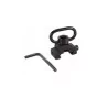 Rail Picatinny con anilla QD Stilo Vltor, ideal para correas y accesorios.