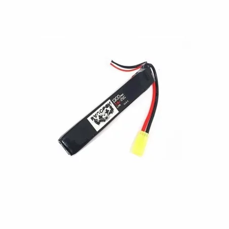 BATERÍA LIPO 7.4V DE LA MARCA RACCOON CON CAPACIDAD 1300 MAH 25C