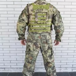Uniforme Kryptek Mandrake Rip Stop de Airsoft vista frontal