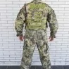 Uniforme Kryptek Mandrake Rip Stop de Airsoft vista frontal