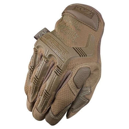 Guantes Mechanix M-Pact Tan con protección avanzada y ajuste táctico