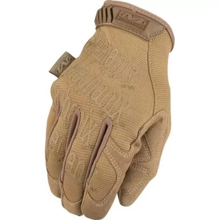 Guantes Mechanix Original Tan con excelente ajuste y protección para tareas tácticas