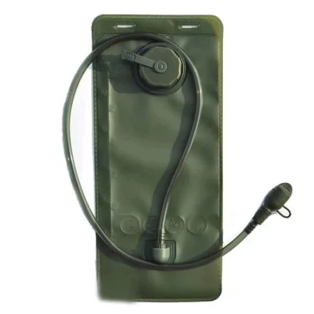 Bolsa de hidratación verde de 3 litros para una hidratación óptima.