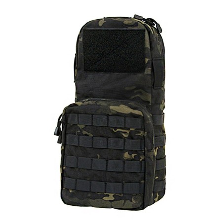 Mochila Hidratación Molle Multicam Black para actividades al aire libre y airsoft