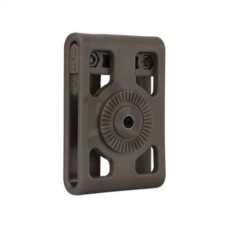 Adaptador Clip Cinturón Amomax Tan para accesorios tácticos en airsoft