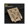 Adaptador Quick Release Buckle para Safariland Wosport Tan para actividades tácticas
