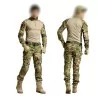 UNIFORME AIRSOFT TONO MULTICAM CON RODILLERAS Y CODERAS