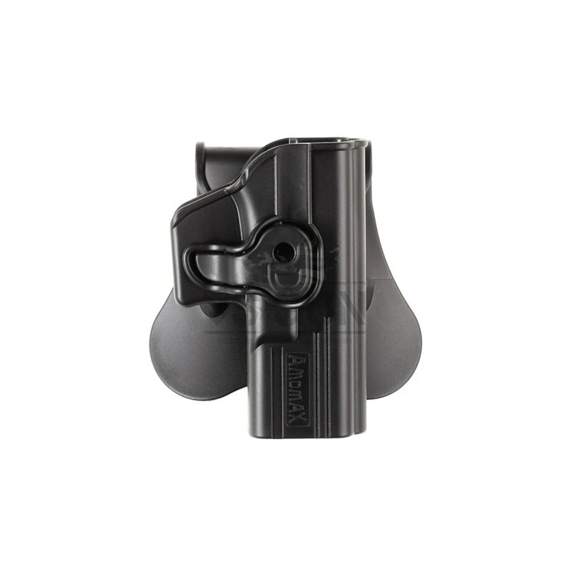 Funda Glock 13,17,18,19,23 Amomax GEN2 Negra, ideal para airsoft