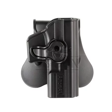 Funda Glock 13,17,18,19,23 Amomax GEN2 Negra, ideal para airsoft