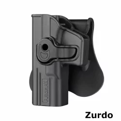 Funda Glock 13,17,18,19,23 Amomax GEN2 para zurdo, ideal para airsoft