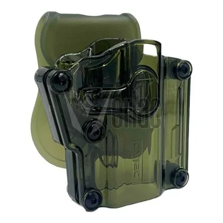 Pistolera Cytac Universal Alta Resistencia Verde Transparente para pistolas