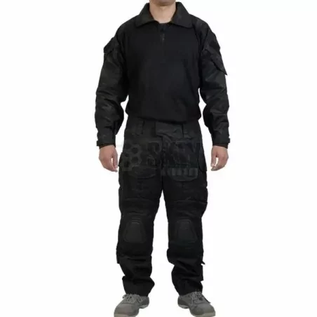 DELTA TACTICS UNIFORME AIRSOFT MULTICAM BLACK
