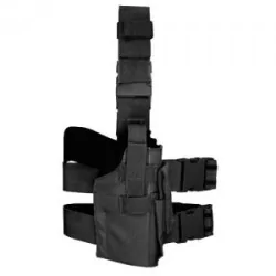 Pistolera pernera Tornado Negra para pistolas airsoft