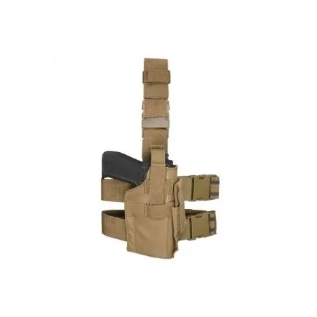Pistolera pernera Tornado Tan para pistolas airsoft