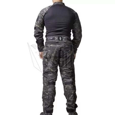 UNIFORME CORSO BLACKBEARD COMBATE MULTICAM BLACK