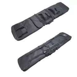 Funda Transporte Fusil Acolchada Negra 120 CM Delta Tactics, protección y elegancia