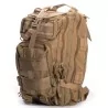 Mochila Compact Assault 25L táctica TAN con sistema MOLLE