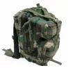 Mochila Compact Assault 25L Woodland con sistema MOLLE y diseño táctico