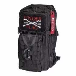 Mochila Corso MOLLE 14L Negra con mosquetón y sistema MOLLE