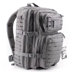 Mochila Laser Inmortal Warrior 36L Gris con sistema MOLLE