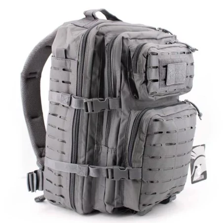 Mochila Laser Inmortal Warrior 36L Gris con sistema MOLLE