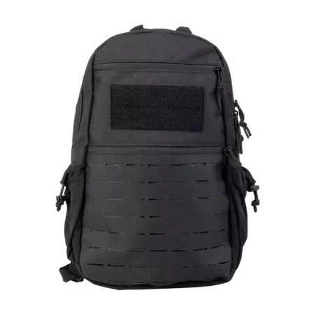 Mochila táctica Raider 25L negra Delta Tactics con sistema MOLLE láser
