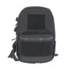Mochila SPEEDSOFT DELTA TACTICS negra con diseño táctico y gran capacidad