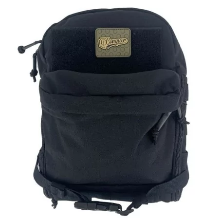 Mochila táctica MOLLE Conquer Backpack Negro para actividades outdoor