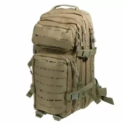 Mochila Corte Láser Delta Tactics Táctica 30L TAN con sistema MOLLE