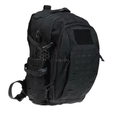 Mochila Láser Task 28L Negro Delta Tactics con corte láser y sistema MOLLE