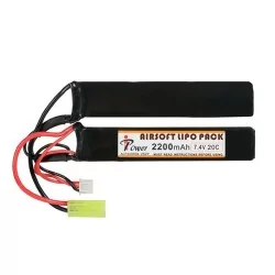 BATERÍA IPOWER PARA REPLICAS DE 7.4V DE DOS MODULOS
