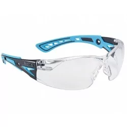 Gafas Bollé Rush Patilla Celeste con lente panorámica y diseño ergonómico