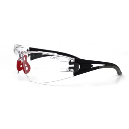 Gafas Corso Revenge MK1 transparentes con lente de alta visibilidad