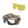 Gafas Corso Revenge X800 Coyote con funda y 3 lentes intercambiables