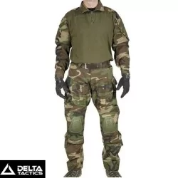 UNIFORME MARCA DELTA TACTIS DE COMBATE WOODLAND
