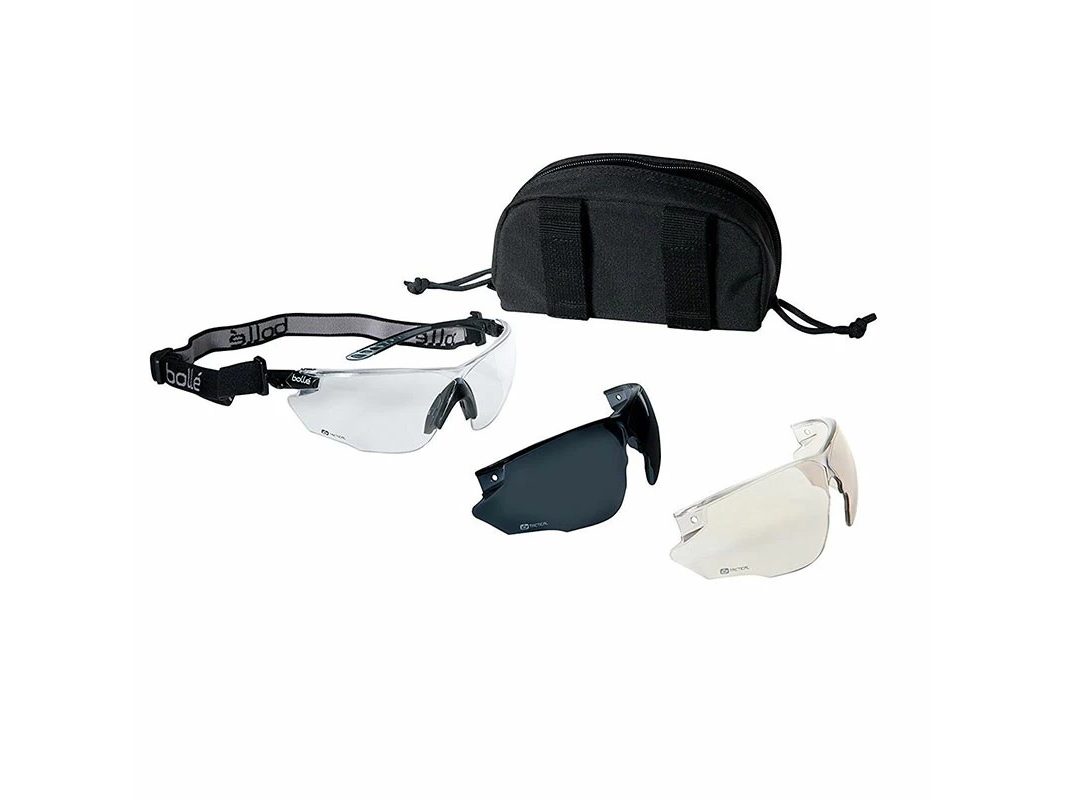 GAFAS BOLLÉ TACTICAL COMBAT KIT NEGRO