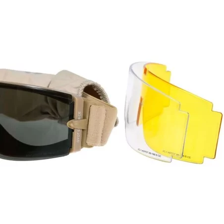 GAFAS X800 TAN 3 LENTES DELTA TACTICS 🛡️ · VSGun