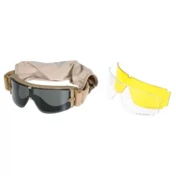 Gafas X800 TAN Delta Tactics con 3 lentes intercambiables