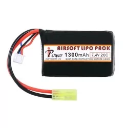 BATERÍA LIPO MINI CON CAPACIDAD DE 7.4 V 1300 MAH 20C-40C