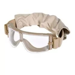 Gafas de protección TAN X800 Delta Tactics para Airsoft con lentes antivaho.