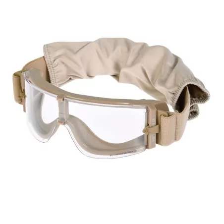 Gafas de protección TAN X800 Delta Tactics para Airsoft con lentes antivaho.