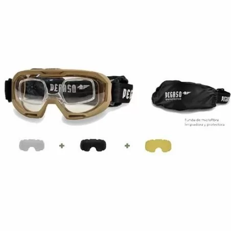 Gafa Pegaso Bravo 3 Cristales con lentes intercambiables