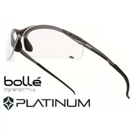 Gafas Bollé Contour transparentes antivaho, visión clara y protección