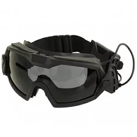 Gafas FMA con ventilador negras antivaho para Airsoft