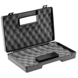 Maletín acolchado negro 28x18x6 para pistola