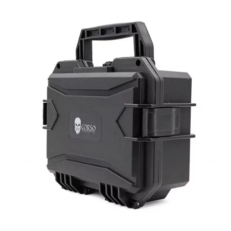 Maletín pistola Corso 30cm negro con espuma pre-cortada
