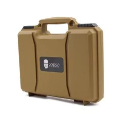 Maletín Corso rígido 29cm coyote para pistola con interior adaptable